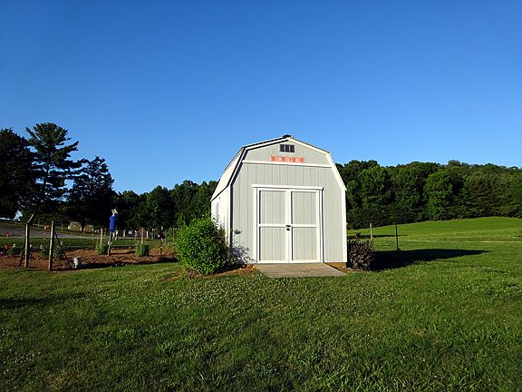 Garden Shed and garden