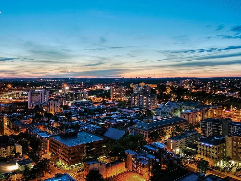 Gorgeous views from balconies in select apartments