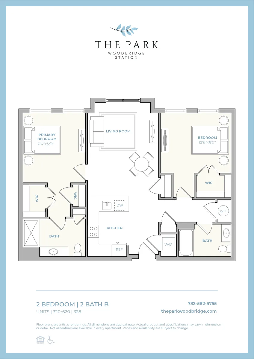 Floor plan 2BR-B