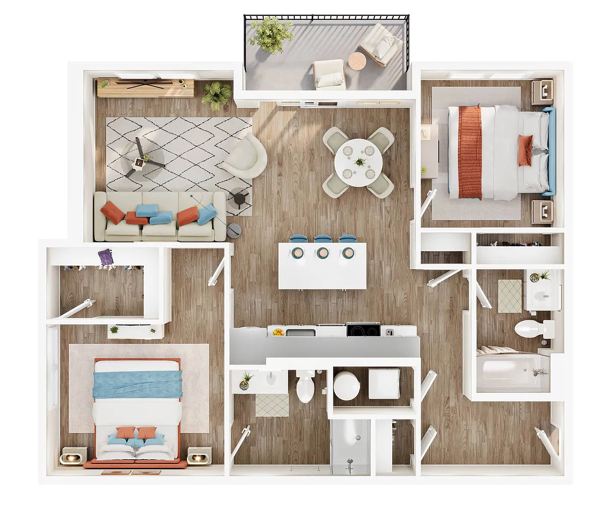 Floor plan The Confluence