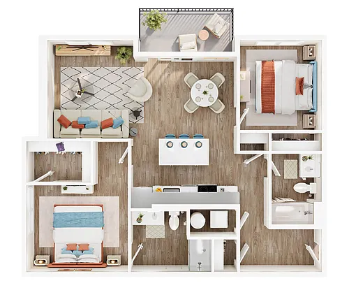 Floor plan The Confluence