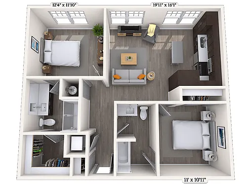 Floor plan B1