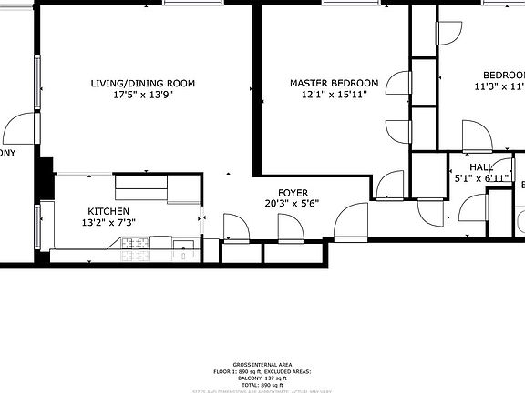 2nd image of 70 La Salle St APT 14G