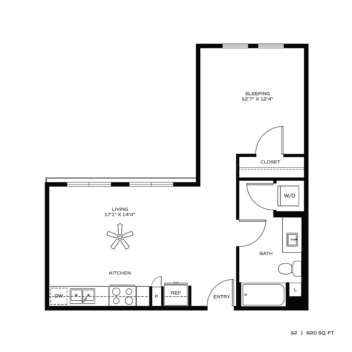 Floor plan STUDIO S2