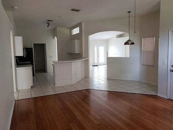 View from family room - kitchen, dining nook.