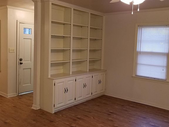 Living Room with Built-in Storage