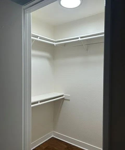 Bedroom walk-in closet
