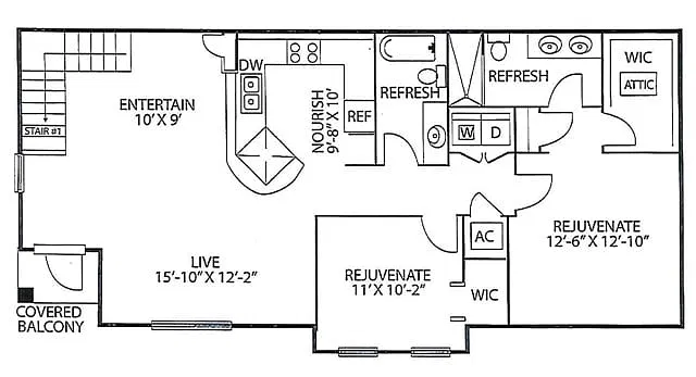 Floor plan Cattail