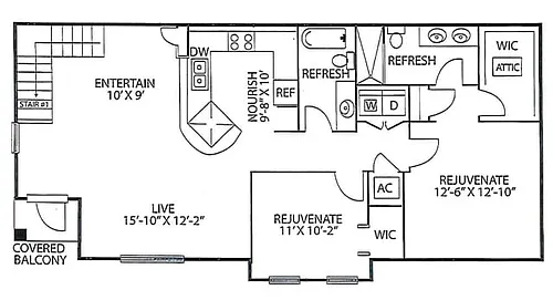 Floor plan Cattail