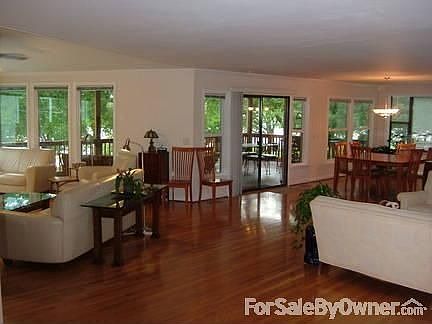 Main Level Open Den and dining