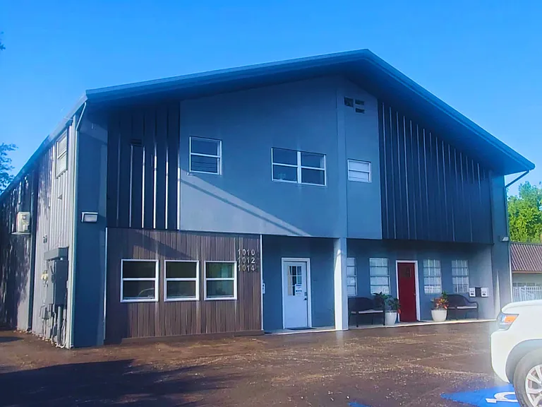 Charming exterior view of the building.