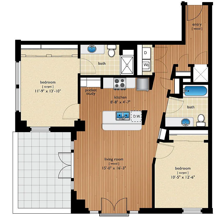 Floor plan Larimar
