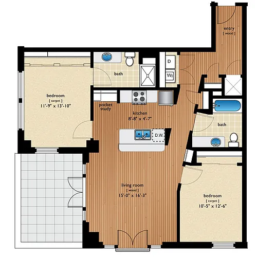 Floor plan Larimar