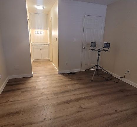 Bedroom looking at closet area
