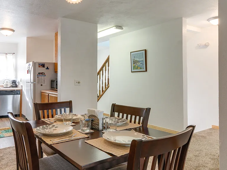 New dining table with new chairs