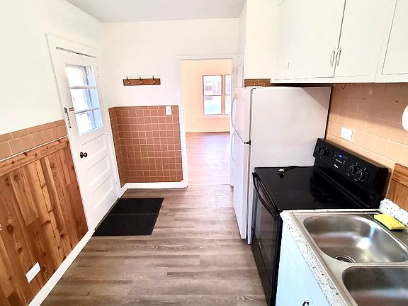 Kitchen- view into living room