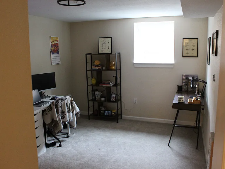 4th bedroom in basement