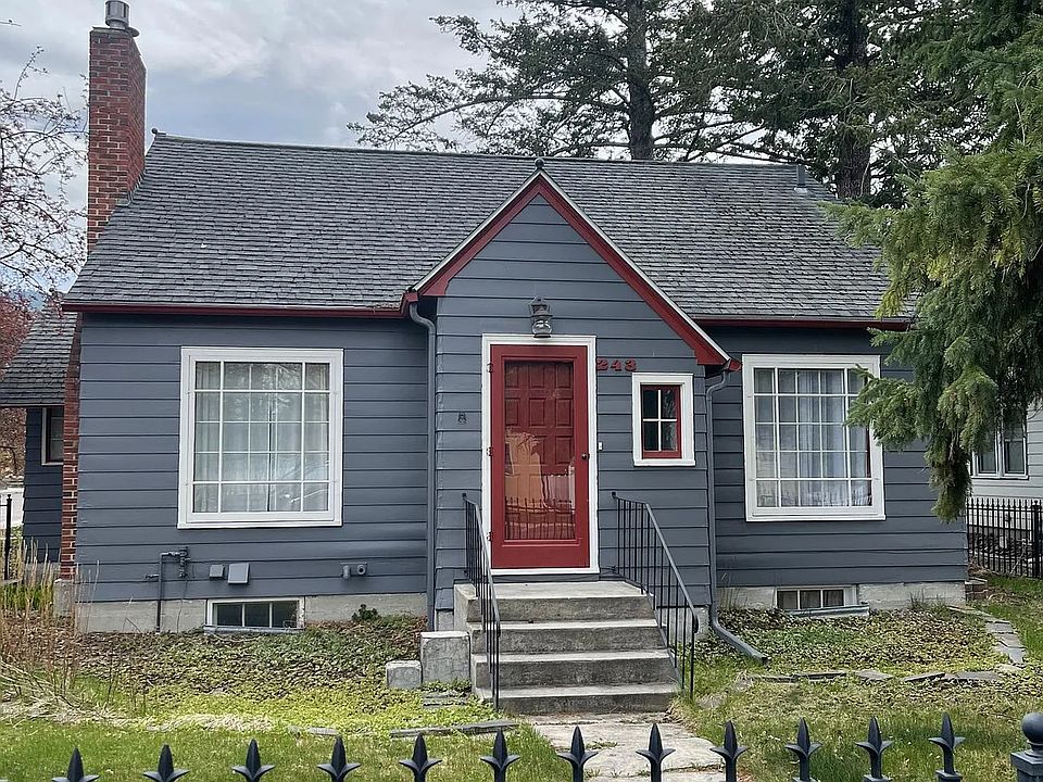 Front of home. Private entrance to basement apartment is on the side of the home.
