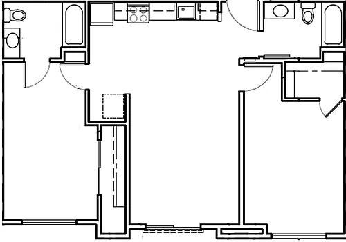 Floor plan 2 Bedroom