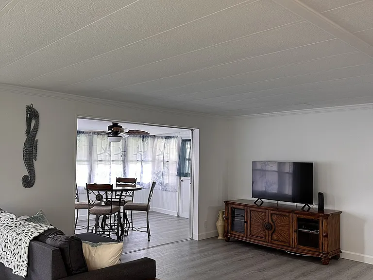 Living Room with attached Sun Room