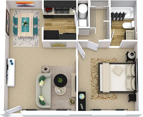 Floor plan Bayou