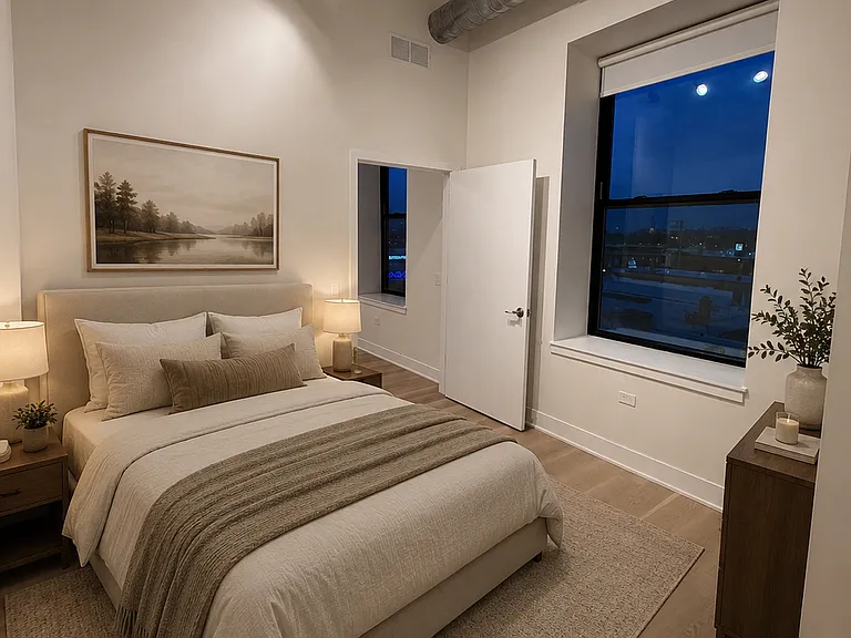 3rd bedroom staged