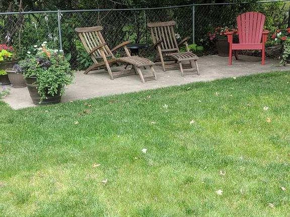 Backyard Sitting Area