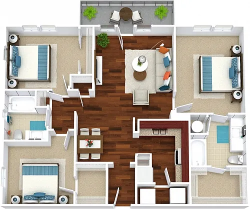 Floor plan The Sycamore