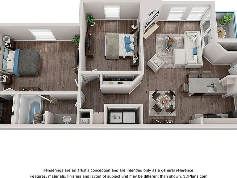 B2, B2A - 937 sqft