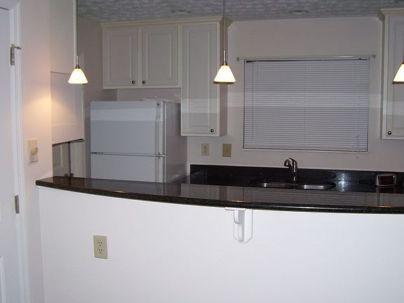Kitchen Bar with Pendant Lights