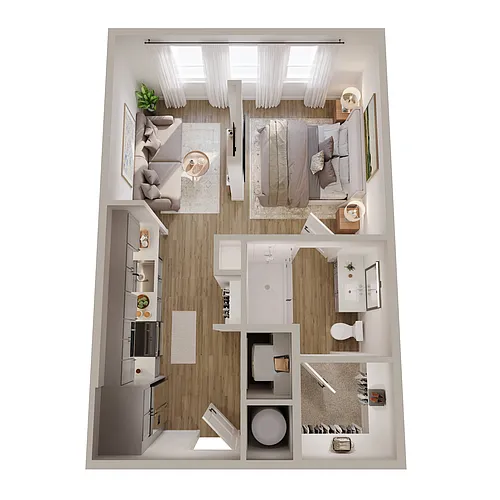 Floor plan S1 - Affordable