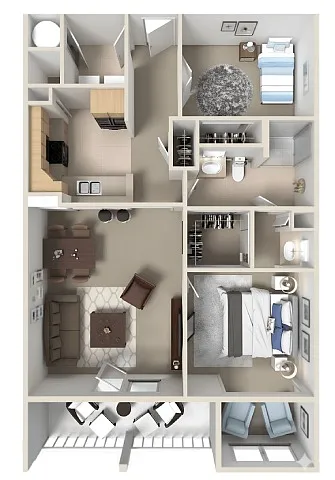 Floor plan Tyler (w/ Den)