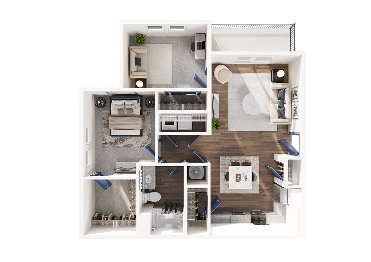 Floor plan A4, Nine