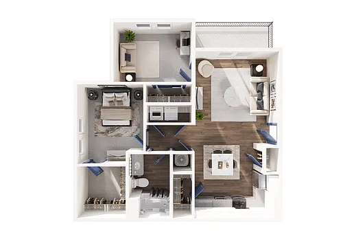 Floor plan A4, Nine