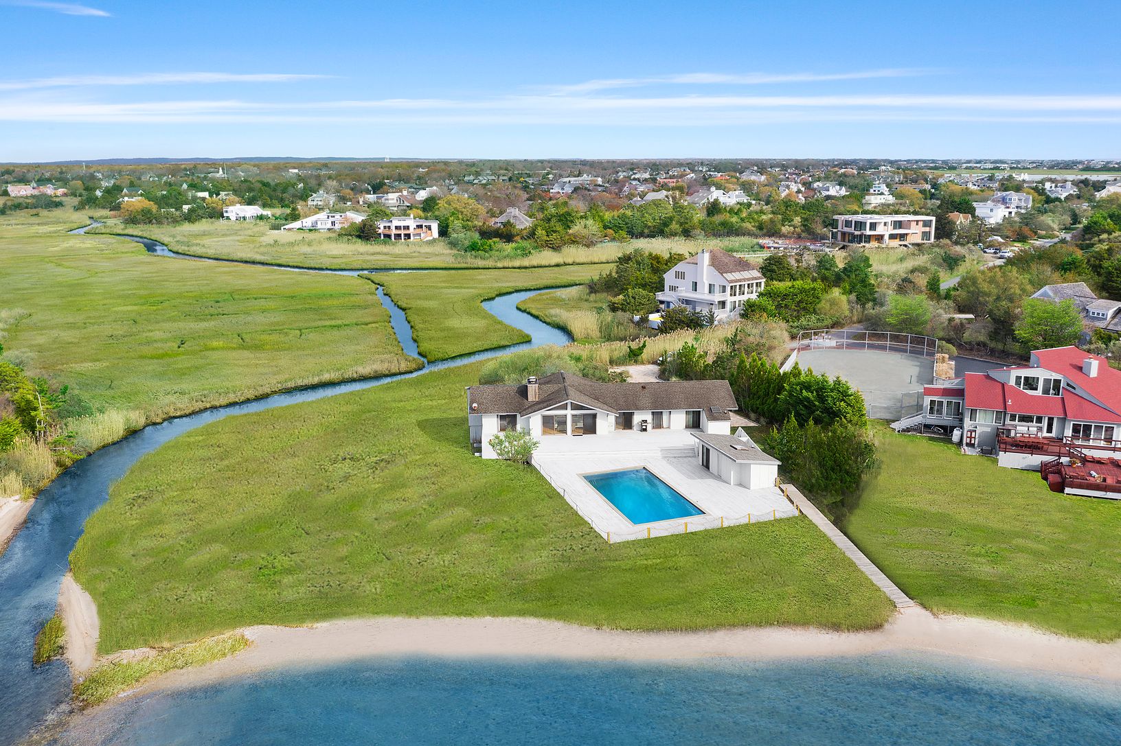  Aerial View of the Back of the Home