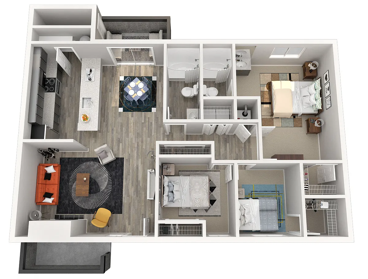 Floor plan C2 Townhome