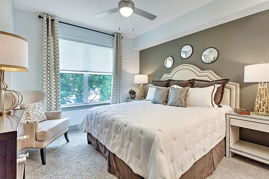 Great floor plans with large windows for natural light
