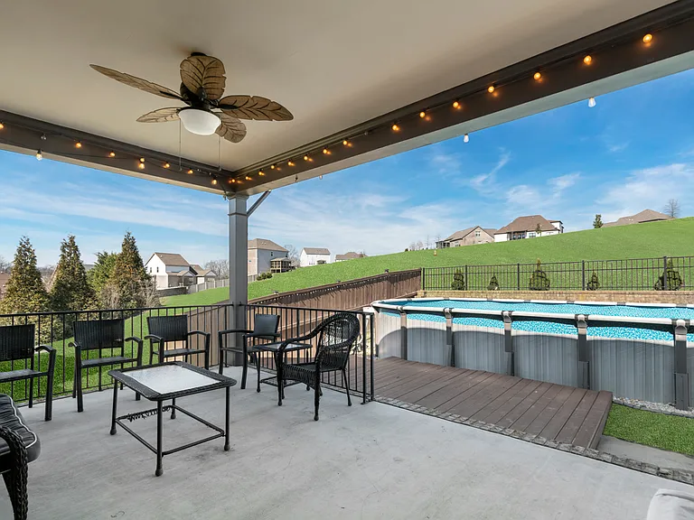 Great space to enjoy the pool.