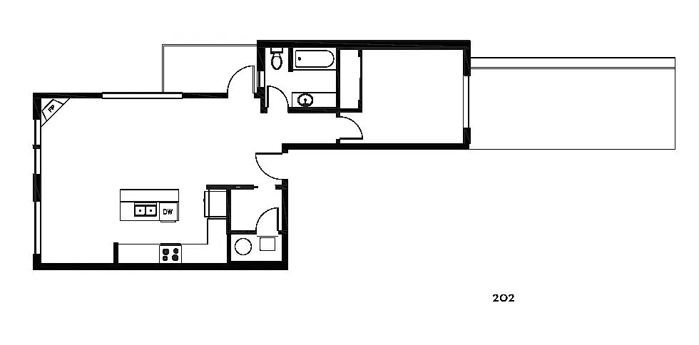 Floor plan 1 Bedroom