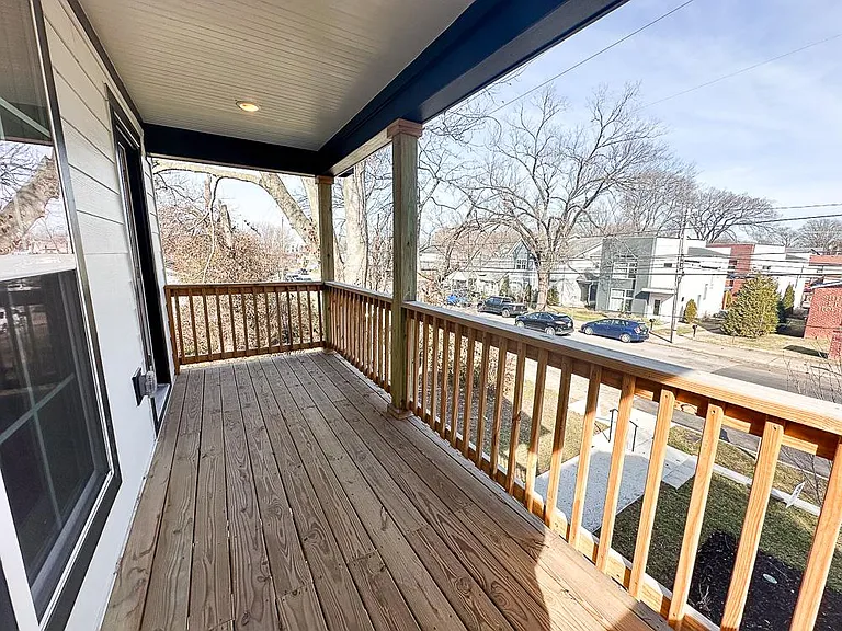 Upstairs porch