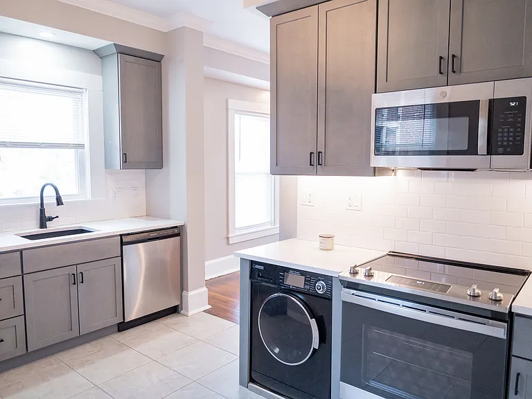 Kitchen with modern appliances