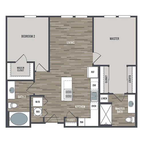 Floor plan 2B