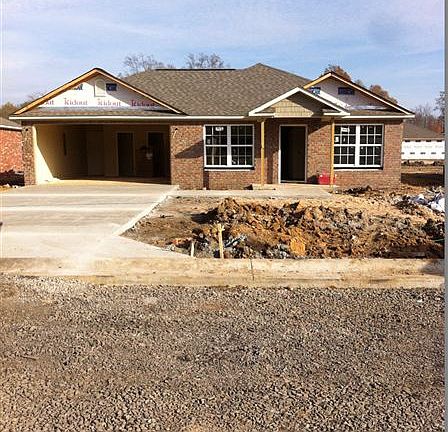 Front of house_brick finish