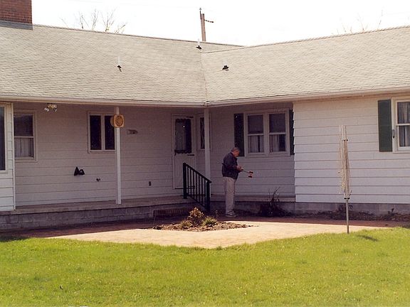 Back of house and patio