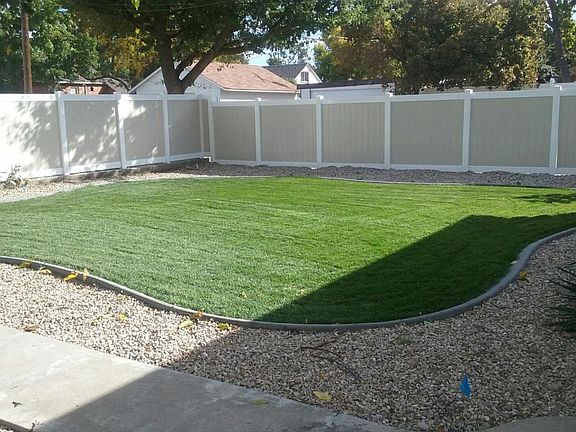 Private back yard