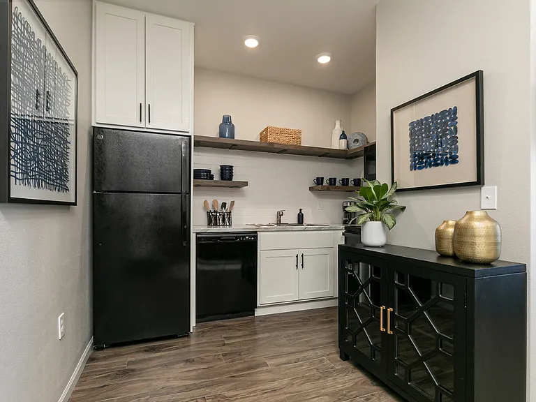 Park57 Studio Furnished Blue 6 Kitchen