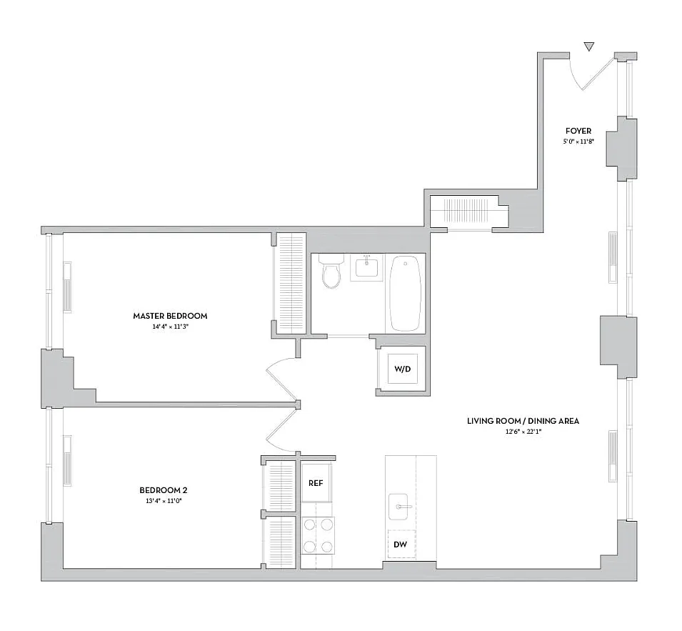 Floor plan 2X1 - B1