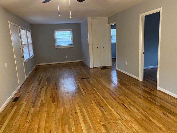 Open floor plan with beautiful hard wood floors