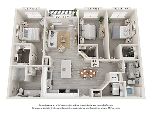 Floor plan C1