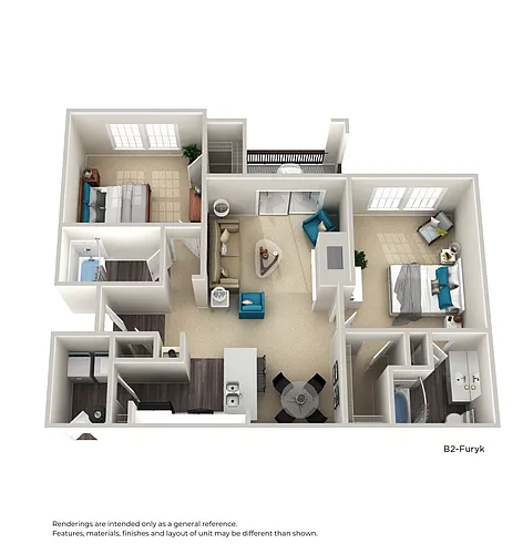 Floor plan B2